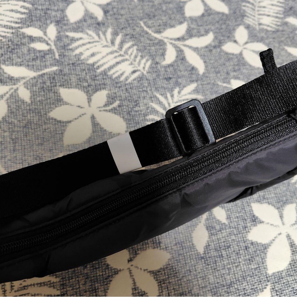 Black Circle-Pattern Belt Bag - image 2